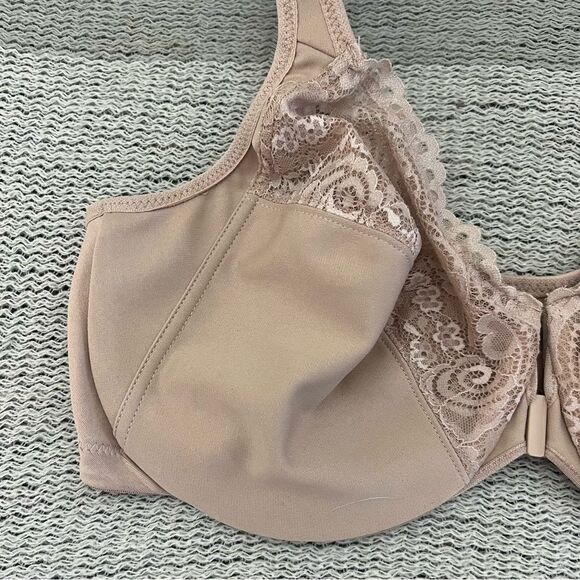 Glamorise WonderWire Front-Closure Bra Lot of 3 Tan Size 38DD - Picture 4 of 15